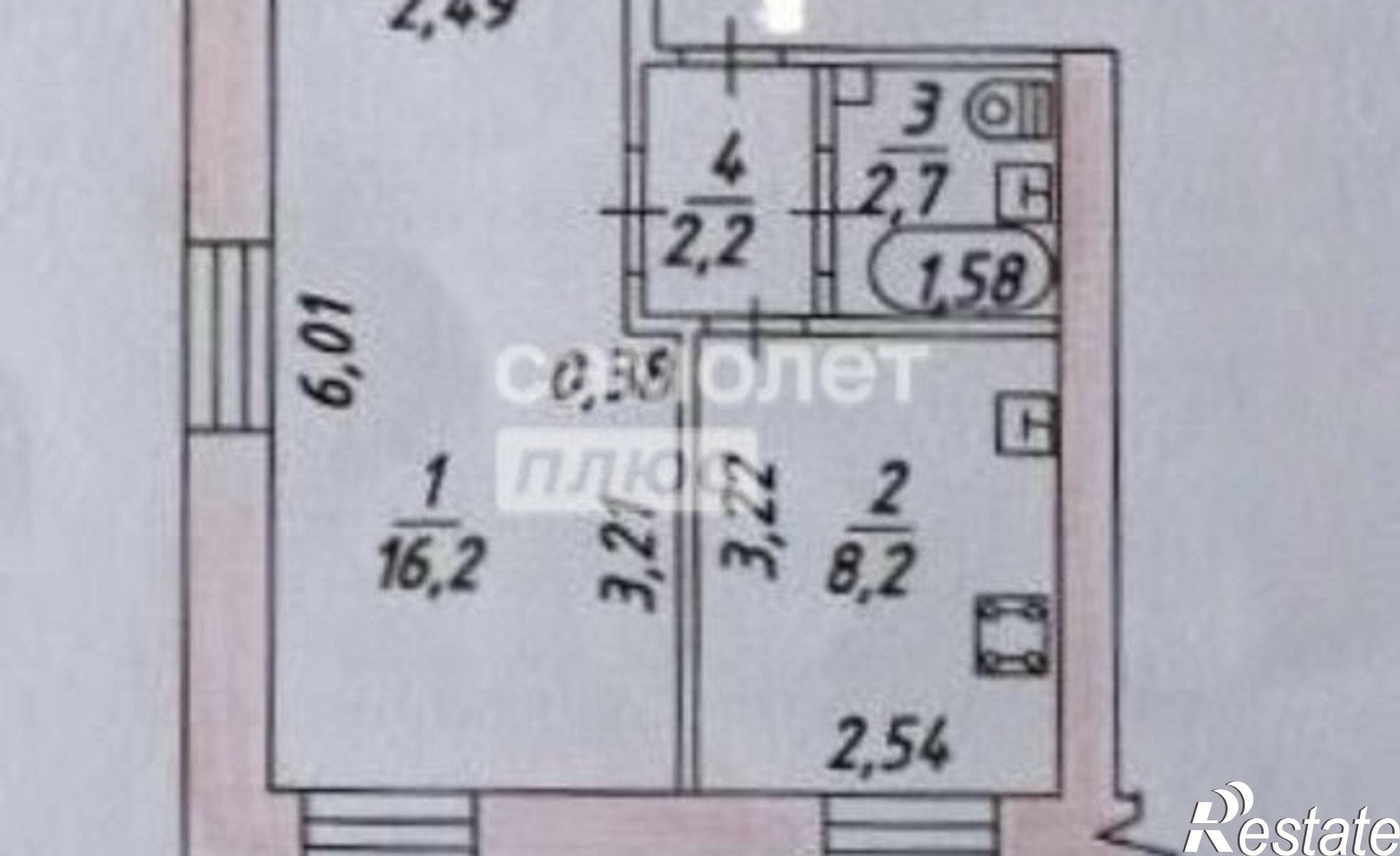 Купить квартиру за 1 800 000 рублей на ул Мельничная, 29
