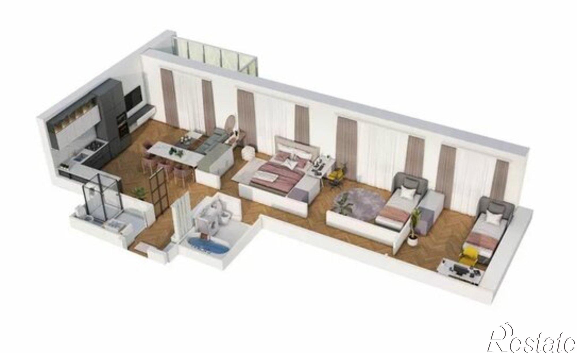 Купить квартиру за 16 300 000 рублей на улица Блюхера, 4/1