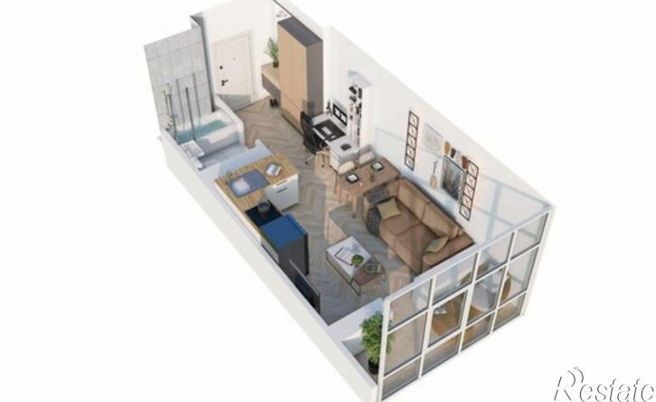 1-комн квартира в новом доме улица Декабристов, 36,  д. 36