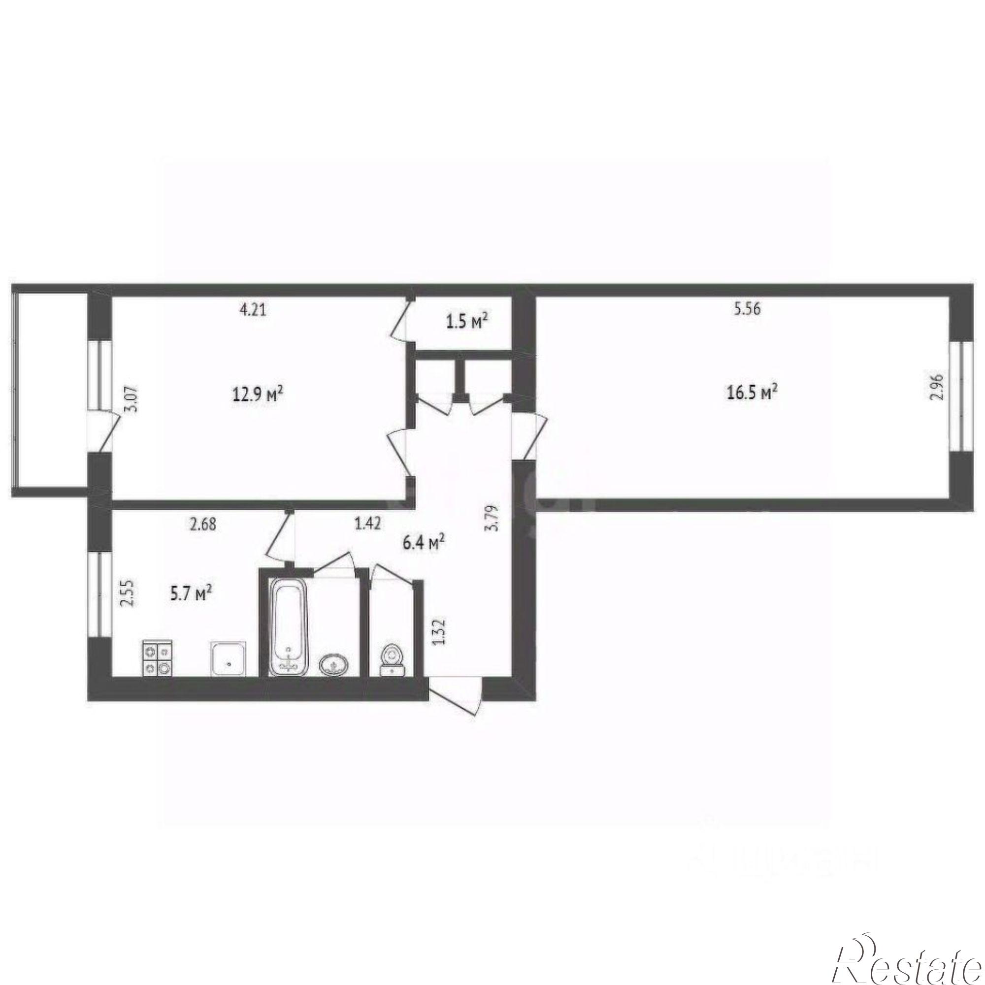 Купить квартиру за 13 800 000 рублей на улица Вахова А.А., 10Б