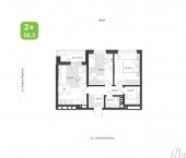 2-комн, 58 кв м, этаж 4/7 улица Кулибина, 4/1