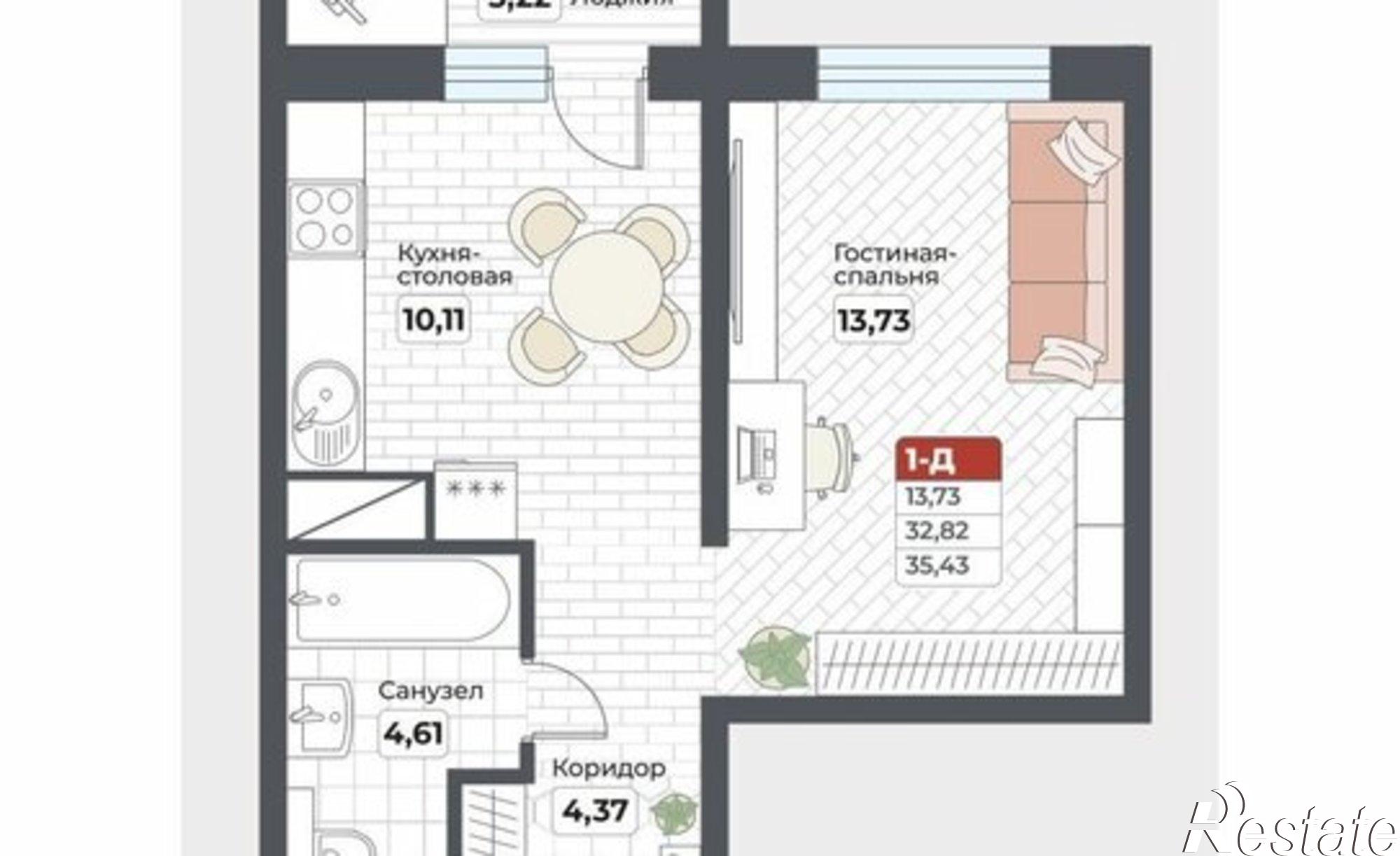 Купить квартиру за 8 326 050 рублей на Известковая улица, 34 с5