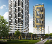 3-комн, 67 кв м, этаж 14/25 ЖК Экополис