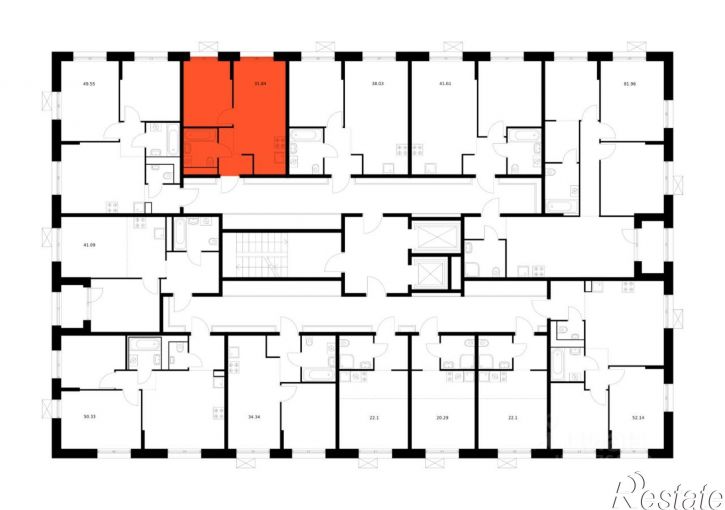 1-комн квартира в новом доме Брянский переулок, 3 к12,  д. 3 к12