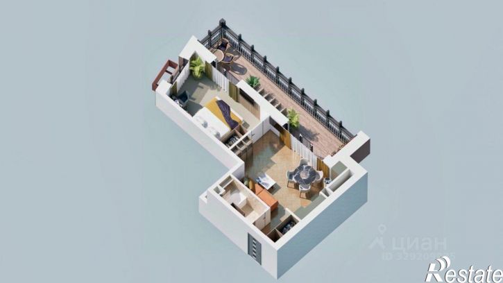 1-комн квартира в новом доме Советская улица, 35,  д. 35