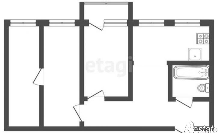 3-комн квартира Амурский бульвар, 38,  д. 38