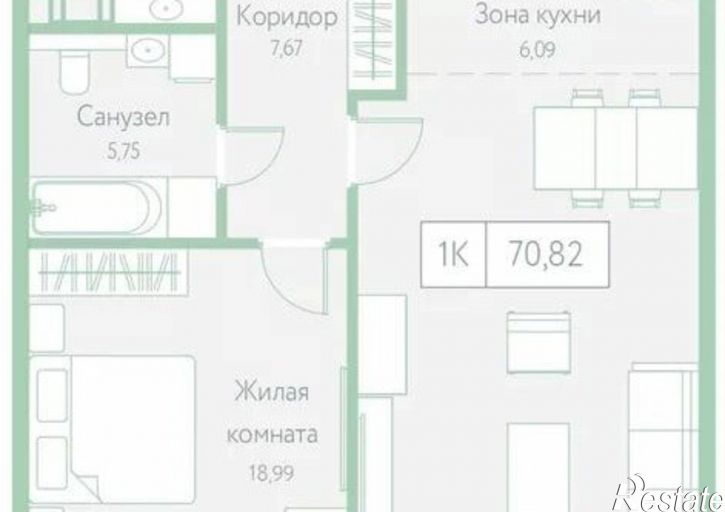 1-комн квартира в новом доме ул Шуранова, 47,  д. 47