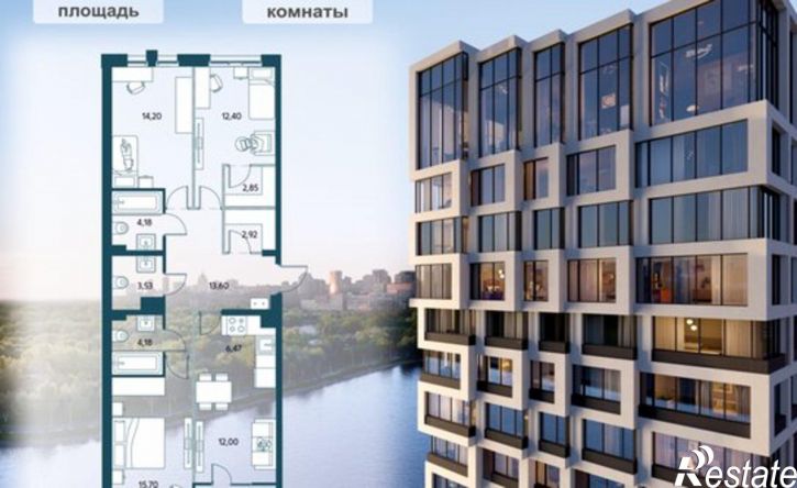 3-комн квартира в новом доме ул Юнгов, 11,  д. 11