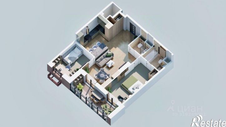 2-комн квартира в новом доме ул Советская, 35,  д. 35