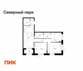 3-комн, 81 кв м, этаж 4/10 ул Воронежская, 136