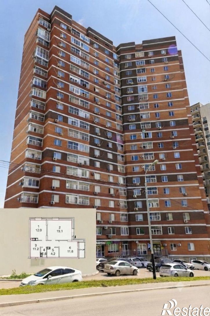 2-комн квартира ул Запарина, 154,  д. 154