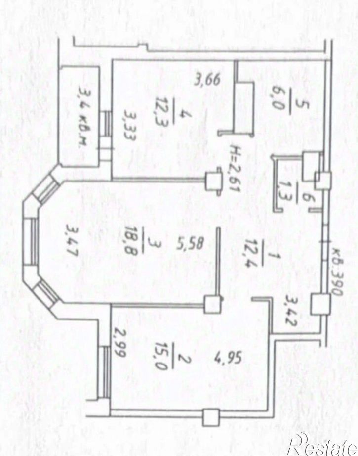 2-комн квартира ул Салтыкова-Щедрина, 1/1,  д. 1/1