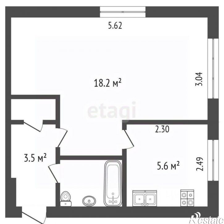 1-комн квартира ул Руднева, 31,  д. 31