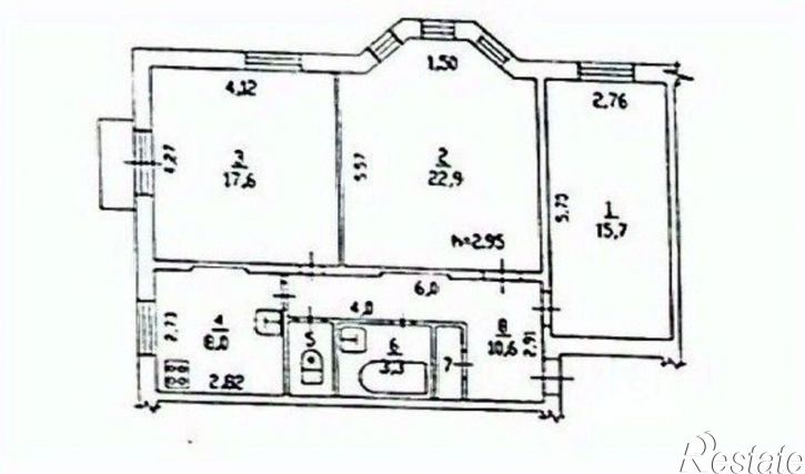 3-комн квартира Пилотов пер, 8,  д. 8
