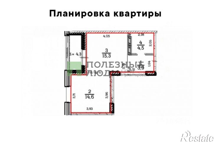 1-комн квартира ул Солженицына, 4,  д. 4