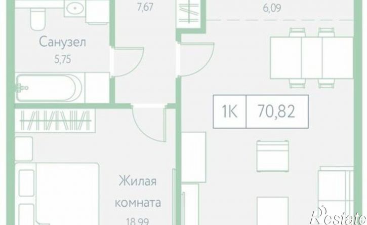 1-комн квартира в новом доме ул Шуранова, 47,  д. 47