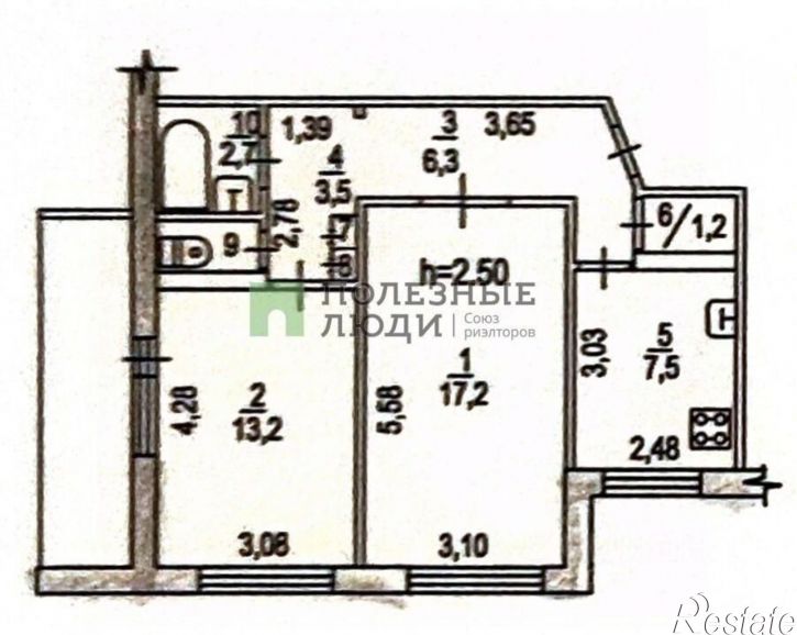 2-комн квартира ул Волочаевская, 28,  д. 28