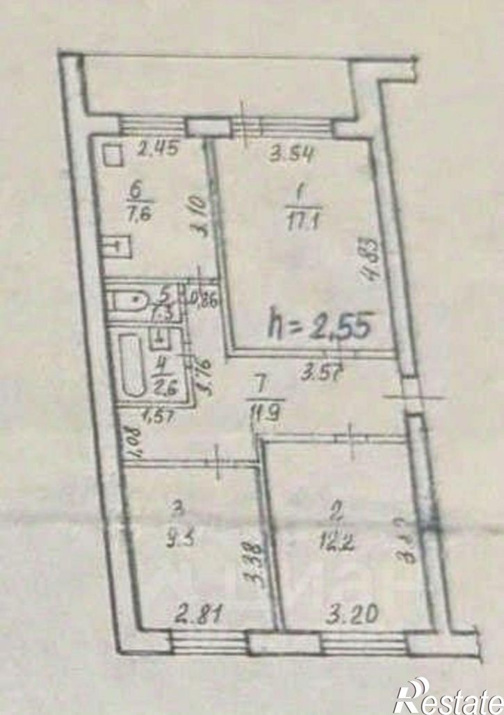 3-комн квартира ул Тихоокеанская, 215а,  д. 215а