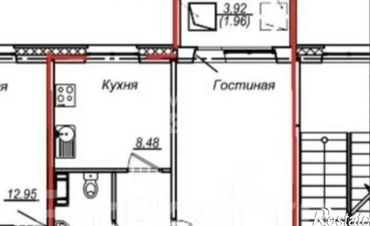 1-комн квартира ул Героев Пассаров, 10/4,  д. 10/4