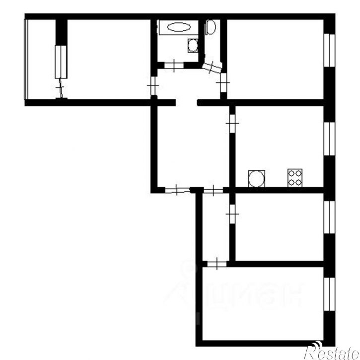 4-комн квартира ул Шеронова, 3,  д. 3