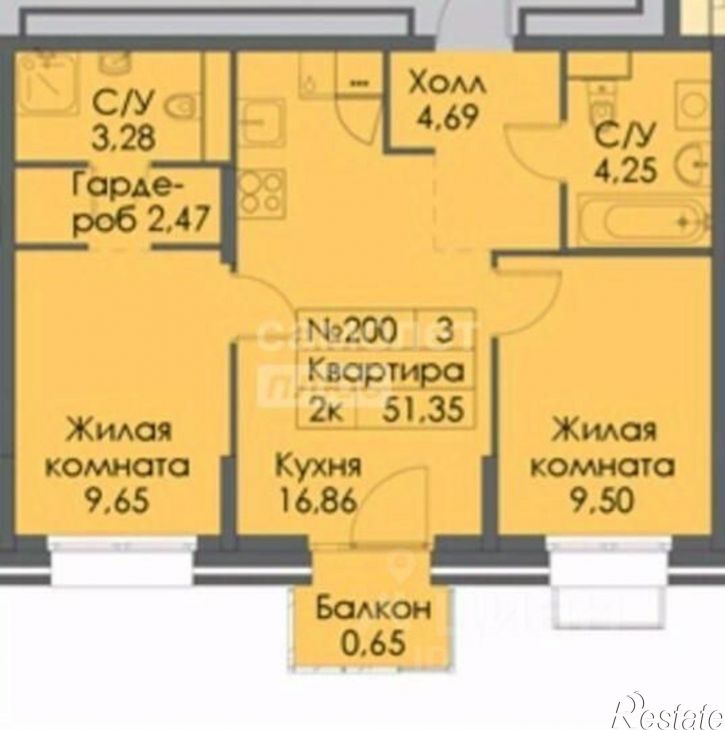 2-комн квартира ул Виталия Бубенина, 2 1,  д. 2 1,  к. 1