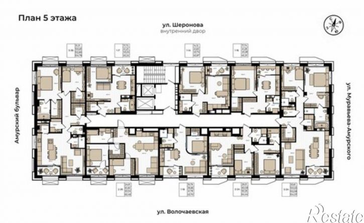 2-комн квартира в новом доме ул Волочаевская, 156,  д. 156