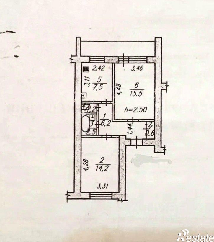 2-комн квартира Ургальская улица, 14,  д. 14