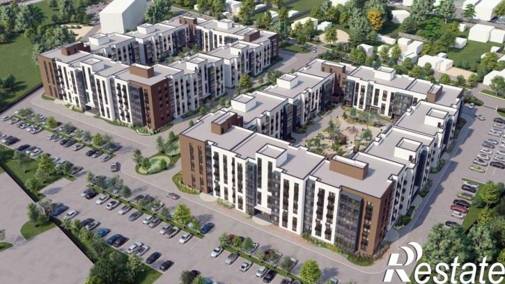 3-комн квартира в новом доме Октябрьская улица, 54 с1,  д. 54 с1