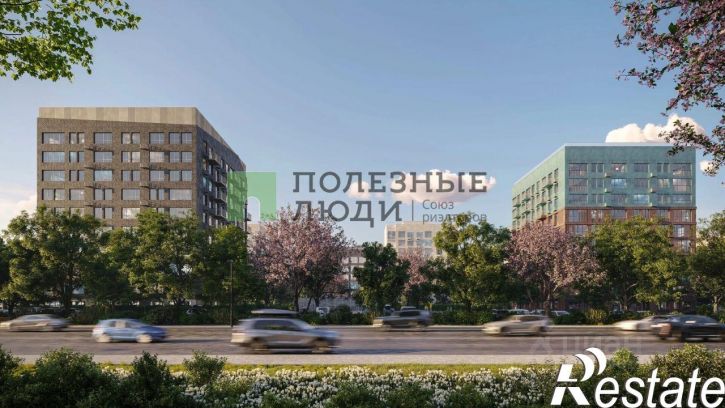 1-комн квартира в новом доме улица Виталия Бубенина, 1 к1,  д. 1 к1