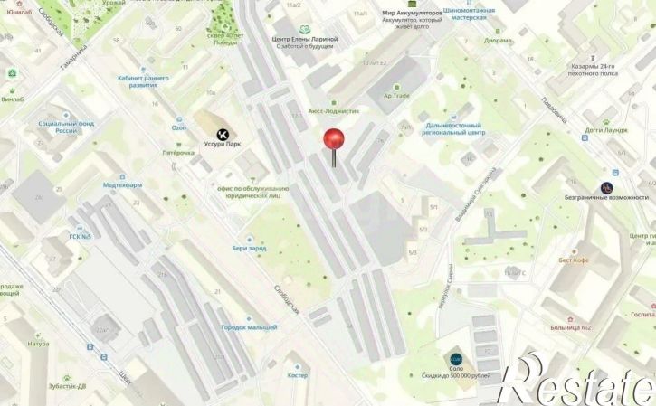 Гараж/парковка Слободская улица, 19,  д. 19