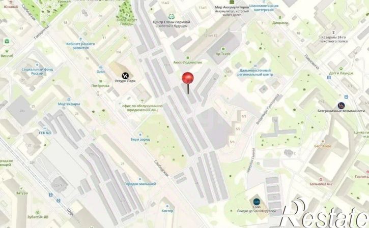 Гараж/парковка Слободская улица, 19,  д. 19