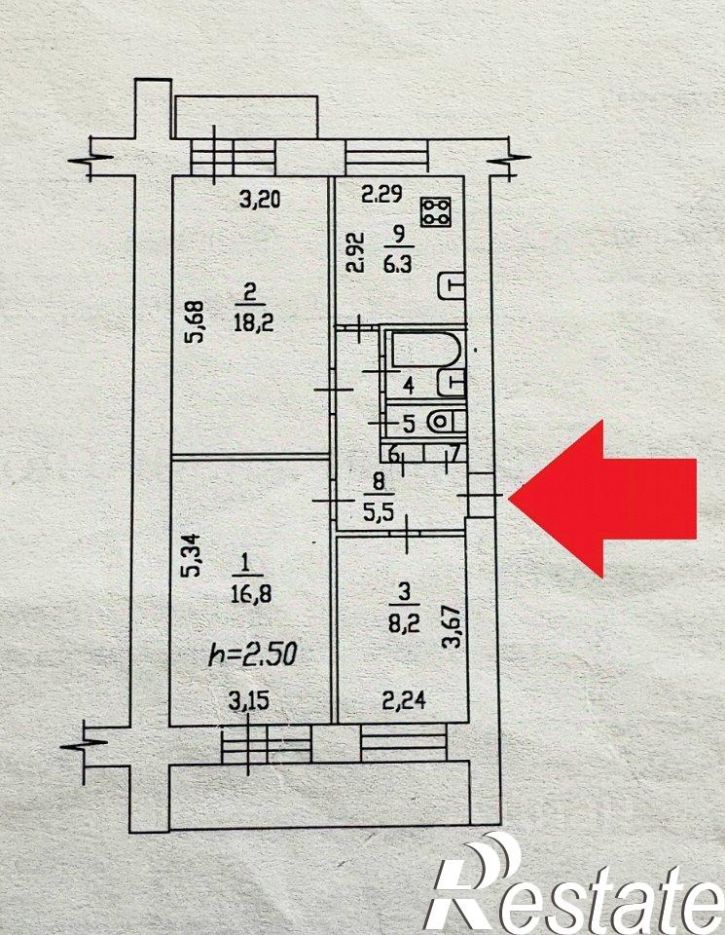 3-комн квартира улица Профессора Даниловского М.П., 30,  д. 30