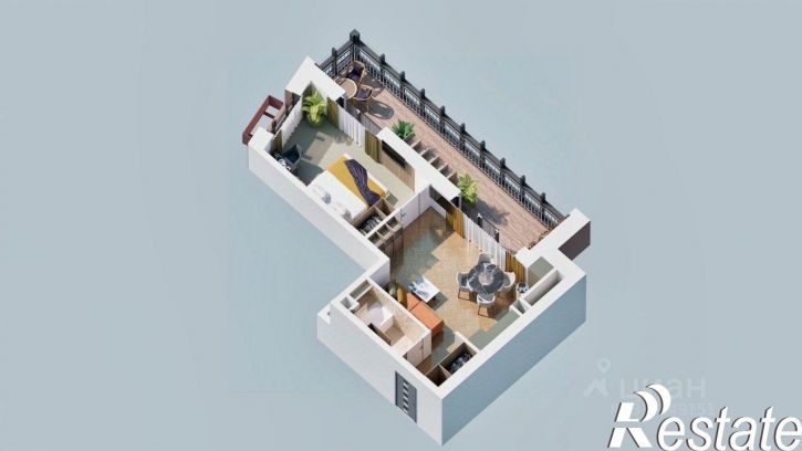1-комн квартира в новом доме Советская улица, 35,  д. 35