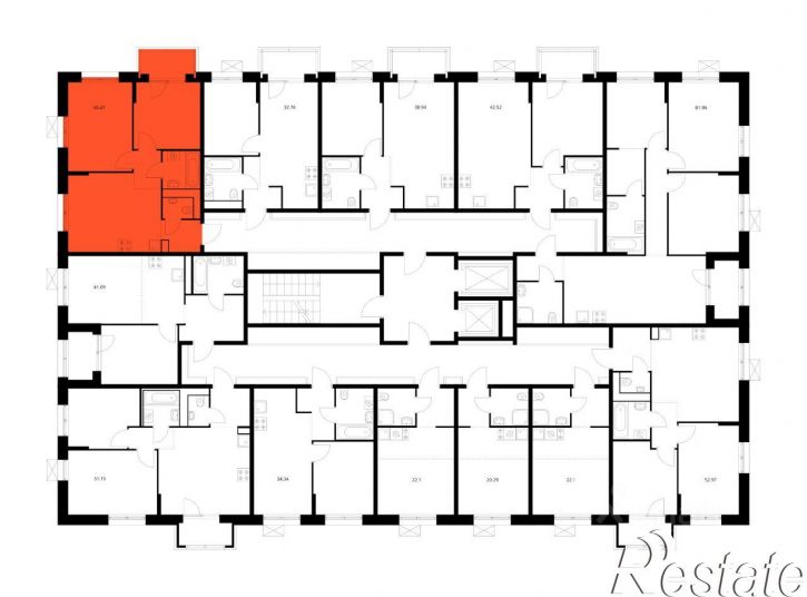 2-комн квартира в новом доме Брянский переулок, 3 к12,  д. 3 к12