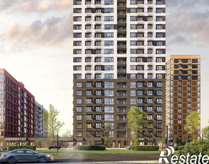 1-комн квартира в новом доме улица Героев Пассаров, 4/1,  д. 4/1