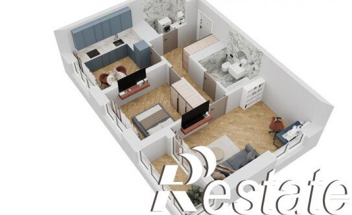 2-комн квартира в новом доме улица Героев Пассаров, 4/2,  д. 4/2