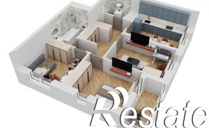 3-комн квартира в новом доме улица Героев Пассаров, 4/2,  д. 4/2