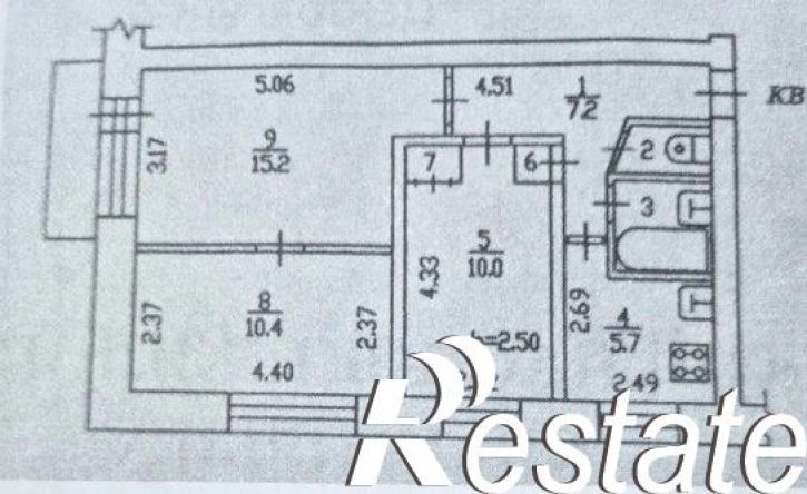3-комн квартира улица Гамарника, 51,  д. 51
