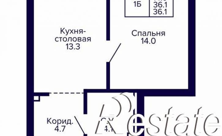 1-комн квартира в новом доме улица Карла Маркса, 96 к3,  д. 96 к3