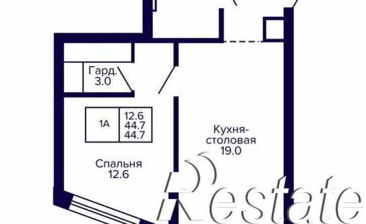 1-комн квартира в новом доме улица Карла Маркса, 96 к3,  д. 96 к3